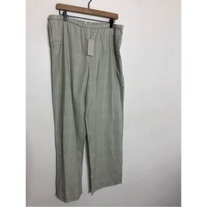 COS Womens Light Gray Plaid Trousers